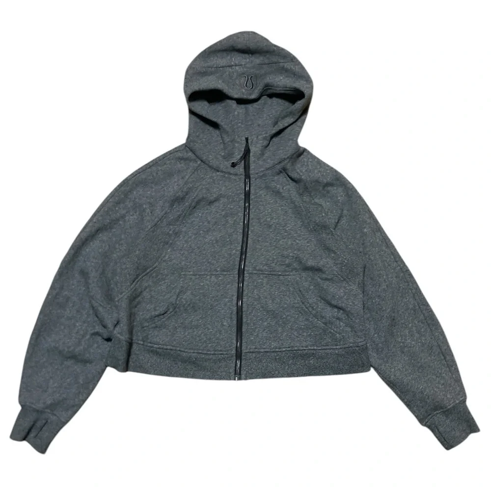lululemon athletica Gray Zip-Up Hooded Sweatshirt - Picture 5 of 10